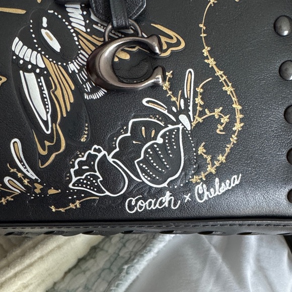 Coach Chelsea Champlain Dreamer Bag with tattoo design beautiful - Picture 2 of 16